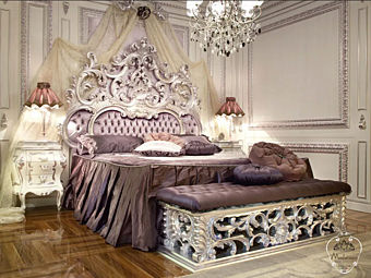Двуспальная кровать с мягкой спинкой из ткани MODENESE GASTONE 15209 Двуспальная кровать с мягкой спинкой из ткани MODENESE GASTONE 15209 фабрика MODENESE GASTONE из Италии