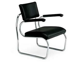 Кресло с подлокотниками обитое тканью ZANOTTA Sant’Elia 850 фабрика ZANOTTA из Италии