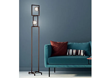 Напольная лампа из металла и пирекса Rhythm Euroluce Lampadari Напольная лампа из металла и пирекса Rhythm Euroluce Lampadari фабрика EUROLUCE LAMPADARi из Италии