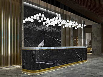 Подвесная лампа из муранского стекла Gocce Linear LED Euroluce Lampadari фабрика EUROLUCE LAMPADARi из Италии