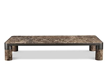 Низкий прямоугольный журнальный стол из мрамора GHIDINI1961 Bold EG102--101 фабрика GHIDINI1961 из Италии