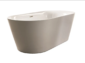 Овальная акриловая ванна на ножках Slide Gaia Mobili фабрика GAIA из Италии
