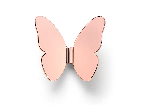 Настенный вешалка для одежды из латуни GHIDINI1961 BUTTERFLY RH503PB102 фабрика GHIDINI1961 из Италии. Фото №4