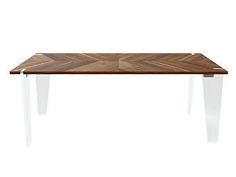 Прямоугольный стол из ореха DALE Sospeso B 174 фабрика DALE из Италии