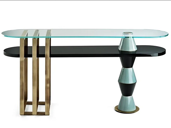 Деревянный консольный стол Palm из коллекции MARIONI 02965 фабрика MARIONI из Италии. Фото №1