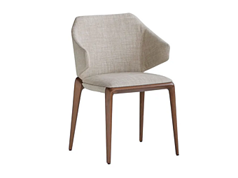 Кресло с обивкой из ткани и подлокотниками POTOCCO Hiru 947/P фабрика POTOCCO из Италии