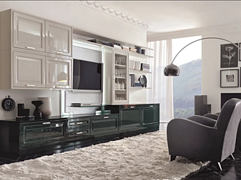 Деревянная стенка для хранения из коллекции Convivio Martini Interiors Деревянная стенка для хранения из коллекции Convivio Martini Interiors фабрика MARTINI INTERIORS из Италии