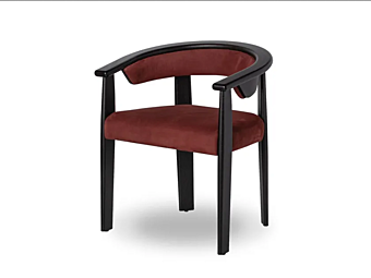 Деревянное кресло с подлокотниками BAXTER Afra