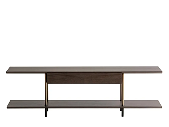 Открытая деревянная книжная полка POTOCCO Arial 870/MB фабрика POTOCCO из Италии