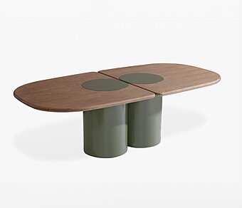 Прямоугольный деревянный стол CARPANESE LADYBUG L-30-32 фабрика CARPANESE из Италии