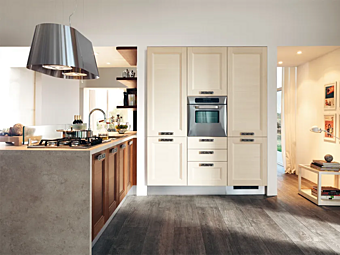 Кухня из массива дерева LUBE CUCINE Georgia 1 фабрика LUBE CUCINE из Италии