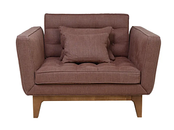 Кресло с подлокотниками из льна CHELINI Yvan фабрика CHELINI из Италии