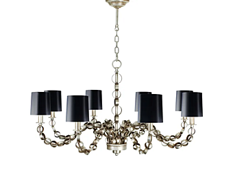 Металлическая люстра Zuri Abrissi фабрика ABRISSI из Италии