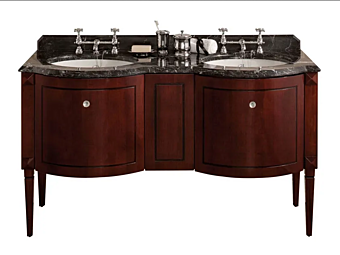 Двухместная туалетная тумба из махагони Gentry Home Chester Двухместная туалетная тумба из махагони Gentry Home Chester фабрика Gentry Home из Италии