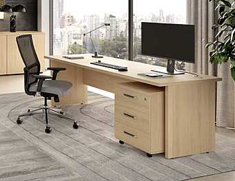 Тумбочка для офиса DELLA ROVERE Metrik D276126 фабрика DELLA ROVERE из Италии