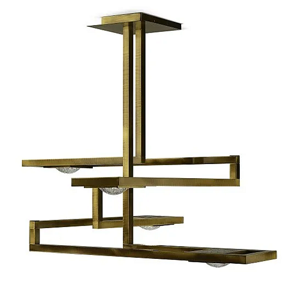 Подвесная лампа из латуни с LED подсветкой MARIONI CECILE 02803G фабрика MARIONI из Италии. Фото №4