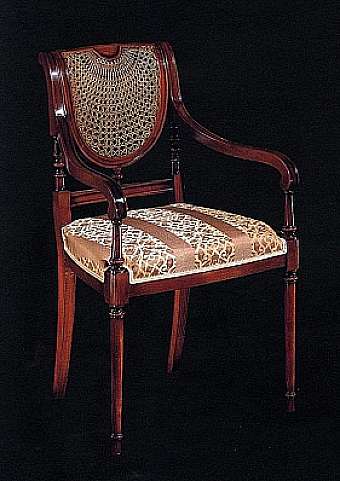 Стул MERONI F.LLI 124P фабрика MERONI 1984 из Италии