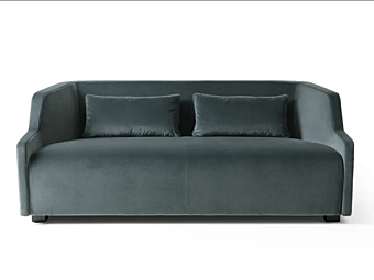 Диван на двоих с бархатной обивкой Gallotti&Radice  First фабрика Gallotti & Radice из Италии