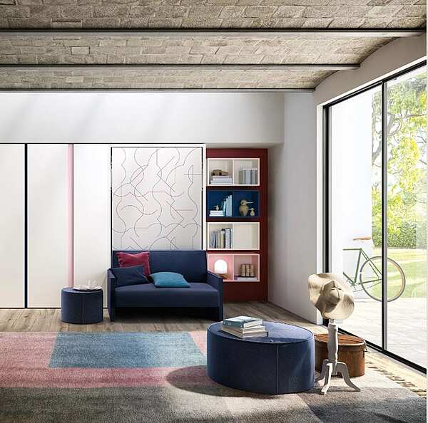 Диван CLEI Living & Young System ALTEA BOOK 90 SOFA D 62,3 фабрика CLEI из Италии. Фото №4