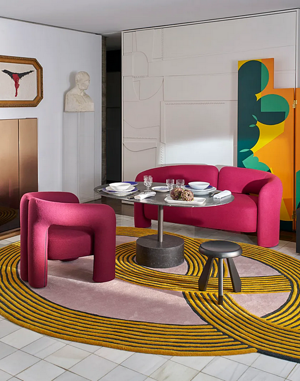 Ковёр из шерсти CASSINA Rigadino фабрика CASSINA из Италии. Фото №2