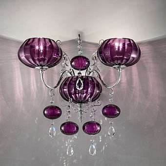 Бра MASIERO (EMME PI LIGHT) LUXURY purple Globe / A2+3