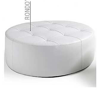 Пуф с кожаной обивкой EGOITALIANO Rondo фабрика Egoitaliano из Италии