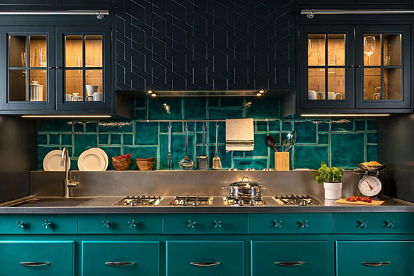Кухня с островом из материала MARCHI GROUP Icon фабрика MARCHI CUCINE из Италии. Фото №13