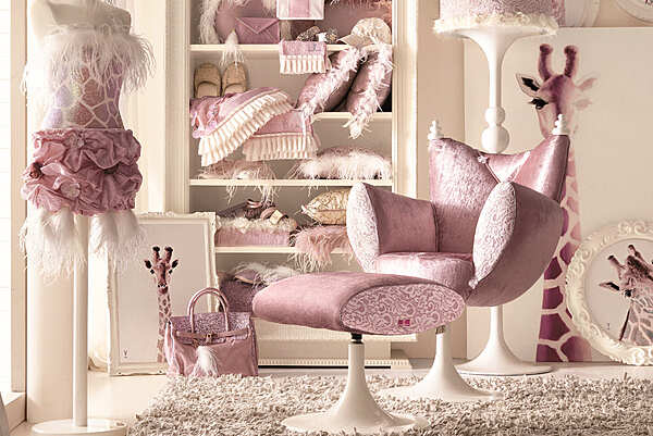 Пуф ALTA MODA Cirl and Boy AH601 BABOLL фабрика ALTA MODA из Италии. Фото №6