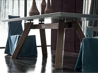 Прямоугольный деревянный стол из массива CORTEZARI Soho 253-RV фабрика CORTE ZARI из Италии