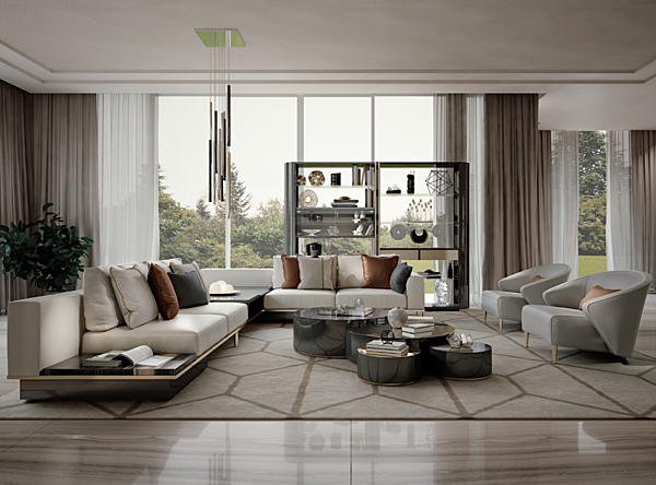 Кресло с подлокотниками из ткани BIZZOTTO ITALIA Wave 6061 фабрика Bizzotto Italia из Италии. Фото №6