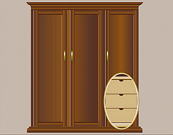 Гардеробная SCAPPINI 2003 Гардеробная SCAPPINI 2003 фабрика SCAPPINI из Италии