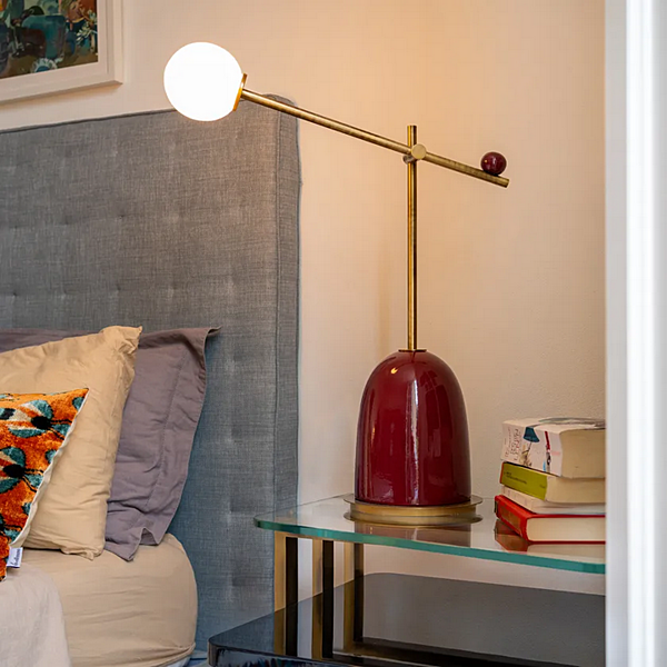 Настольная лампа из стекла с декоративными штырями MARIONI PIN COLLECTION 02985 фабрика MARIONI из Италии. Фото №8