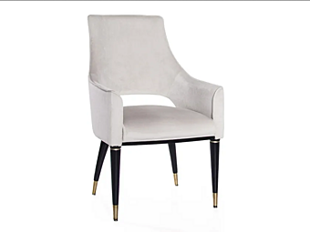 Кресло с мягкой спинкой из бархата FORMITALIA Muzio фабрика FORMITALIA из Италии