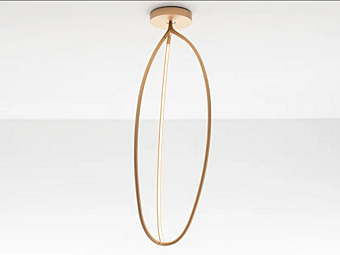 Потолочная лампа из алюминия и силикона Artemide Arrival 1455010A фабрика Artemide из Италии