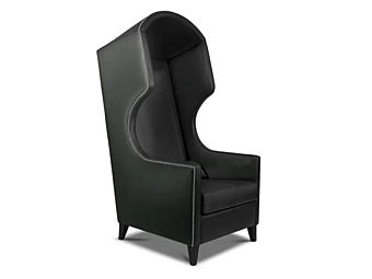 Кресло с обивкой из кожи BRABBU Journey фабрика BRABBU из Италии