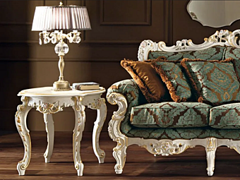 Кофейный столик квадратный из массива дерева MODENESE GASTONE 11617 фабрика MODENESE GASTONE из Италии