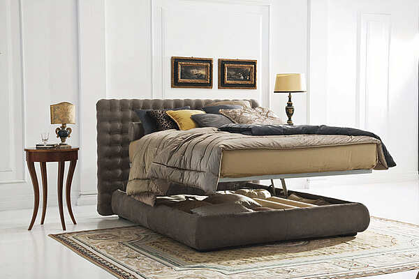 Кровать TWILS Chocolat 12Z15Q78N фабрика TWILS (VENETA CUSCINI) из Италии. Фото №5