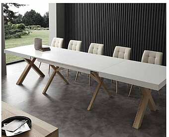 Стол обеденный раскладной прямоугольный ARREX A708 фабрика ARREX из Италии