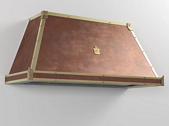 Настенный медный вытяжной шкаф с встроенным освещением Officine Gullo CPP002 CPP002 фабрика Officine Gullo из Италии