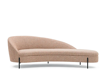 Диван с мягкой спинкой на три места из ткани MONTBEL Euforia Air 5356  фабрика MONTBEL из Италии