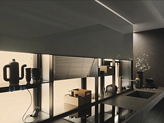 Фартук для кухни из стекла VALCUCINE Air Logica фабрика VALCUCINE из Италии