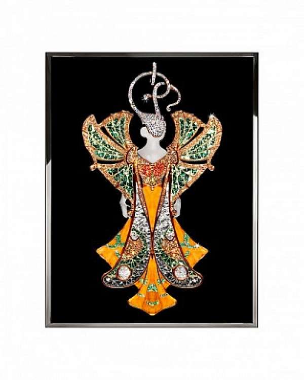 Панно, картина VISIONNAIRE (IPE CAVALLI) Winged Woman Salone del Mobile Milano