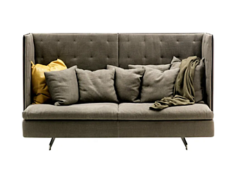 Диван с мягкой спинкой из ткани POLTRONA FRAU Grantorino HB фабрика POLTRONA FRAU из Италии