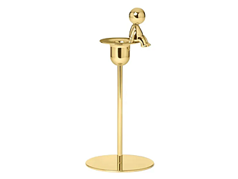 Подсвечник из латуни GHIDINI1961 Omini The Thinker Подсвечник из латуни GHIDINI1961 Omini The Thinker фабрика GHIDINI1961 из Италии