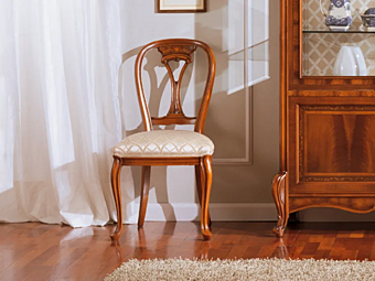 Стул из ореха с интегрированной мягкой спинкой MARZORATI Olimpía B фабрика MARZORATI из Италии