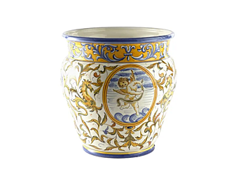 Керамический горшок для растений Raffaello L_Antica Deruta RF/948/30 Керамический горшок для растений Raffaello L_Antica Deruta RF/948/30 фабрика L'Antica Deruta из Италии