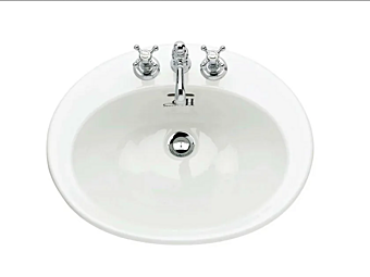 Встраиваемая умывальник из фарфора Gentry Home Belgravia фабрика Gentry Home из Италии