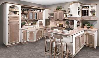 Кухня из ясеня с ручками LUBE CUCINE Luisa GESSATA фабрика LUBE CUCINE из Италии