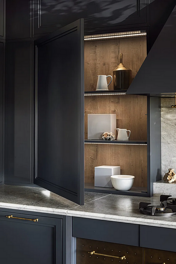 Кухня с островом из дерева MARCHI GROUP Convivium фабрика MARCHI CUCINE из Италии. Фото №6