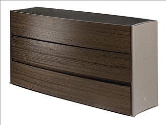 Комод из дерева и кожи  PAOLO CASTELLI Dea LIB.DEAC.410 фабрика Paolo Castelli из Италии